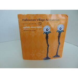 Dept 56 Eyeball St. Accessory Set of 2. In great working order. Spooky eyeballs